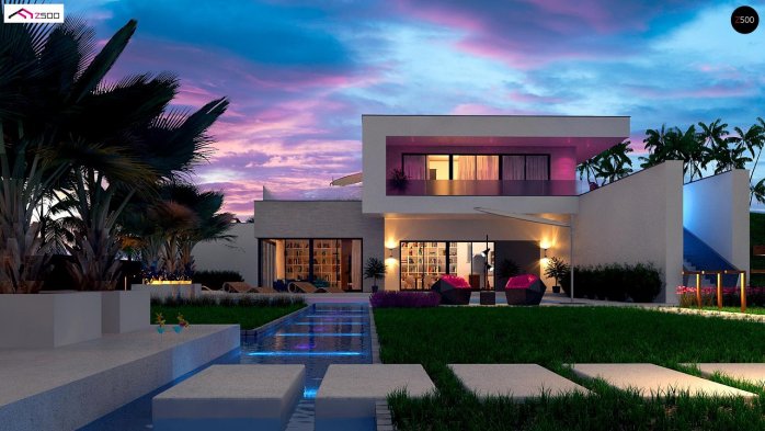 Проект дома Ux98 - 2 Двухэтажные дома в Киеве