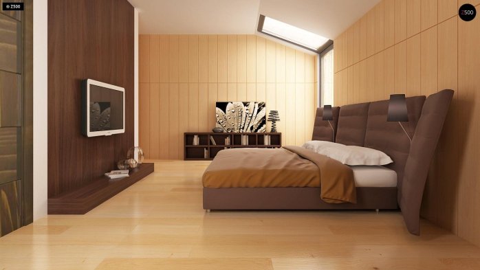 Проект дома Ux40 - 11 С мансардным этажом дома в Киеве