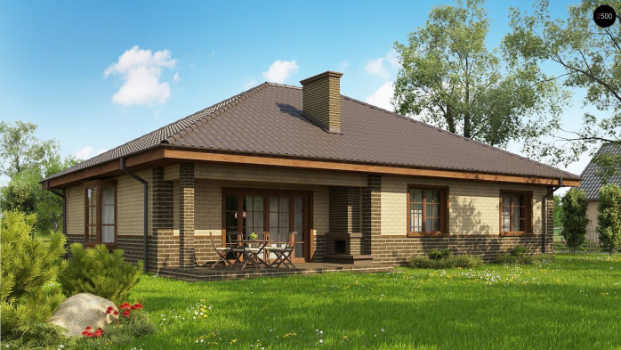 Проект дома U10 k - 2 Одноэтажные дома в Киеве