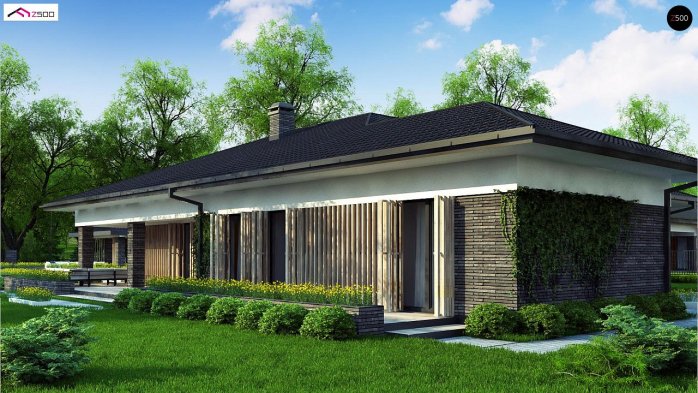 Проект дома U400 - 7 Одноэтажные дома в Киеве