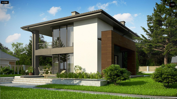 Проект дома U156 A minus - 3 Двухэтажные дома в Киеве