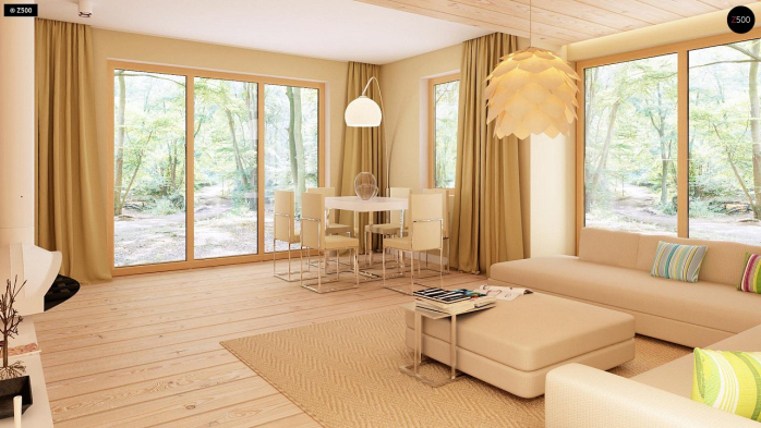 Проект дома U207 - 5 Одноэтажные дома в Киеве