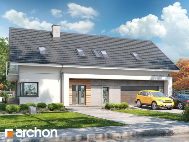 Проект дома Дом в бровниках 4 (Г2) - 2 С мансардным этажом дома в Киеве