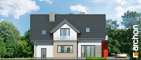 Проект дома Дом в рододендронах 8 (H) - 6 С мансардным этажом дома в Киеве