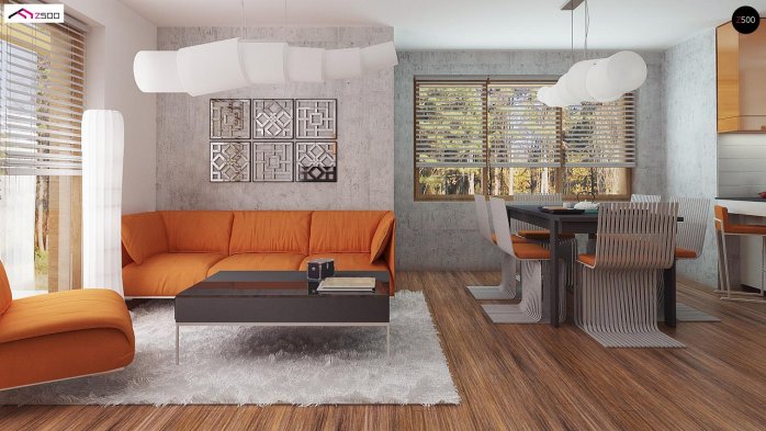 Проект дома U178 - 4 С мансардным этажом дома в Киеве