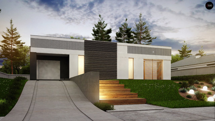 Проект дома Ux119 - 12 Одноэтажные дома в Киеве