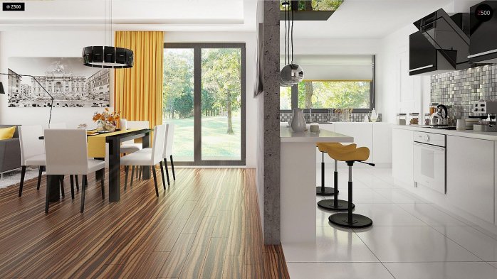 Проект дома Ux103 - 11 Одноэтажные дома в Киеве