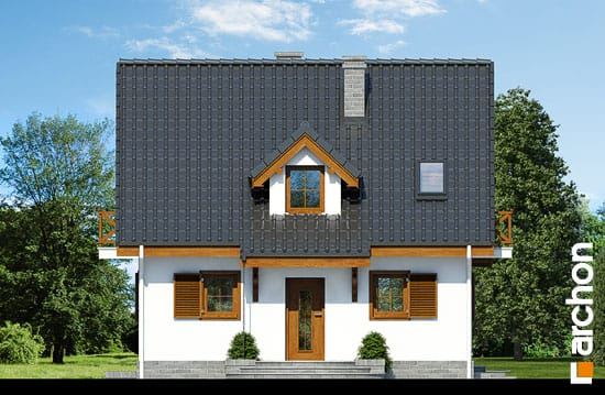 Проект дома Дом в землянике 3 (П) вер.2 - 3 С мансардным этажом дома в Киеве