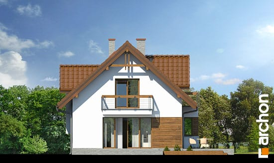 Проект дома Дом в майоране 2 (Н) вер.2 - 5 С мансардным этажом дома в Киеве