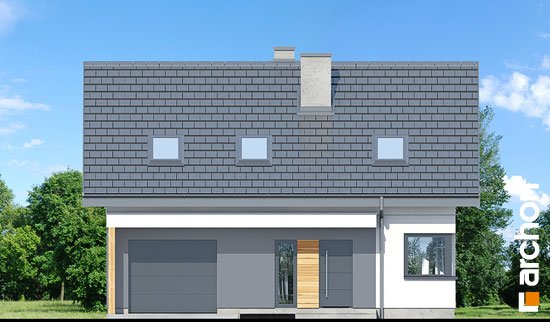 Проект дома Дом в бруснике (ГН) - 3 С мансардным этажом дома в Киеве