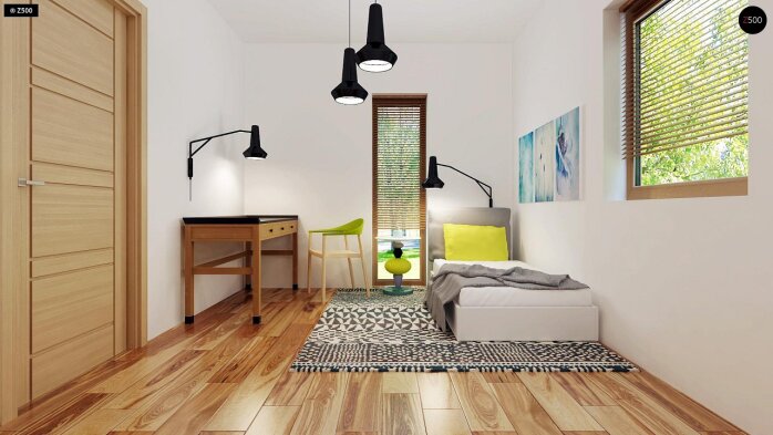 Проект дома Ux105 B - 18 Одноэтажные дома в Киеве