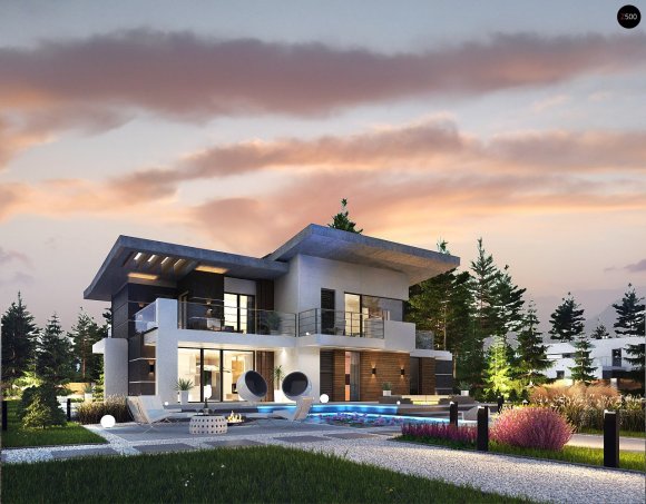 Проєкт будинку Ux22 - Двоповерхові дома у Києві