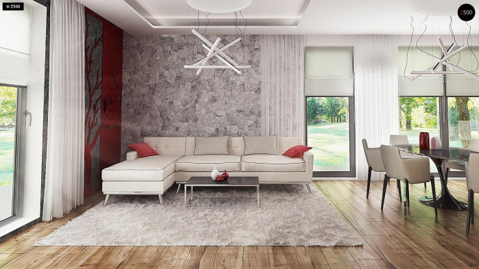 Проект дома U379 - 7 Одноэтажные дома в Киеве