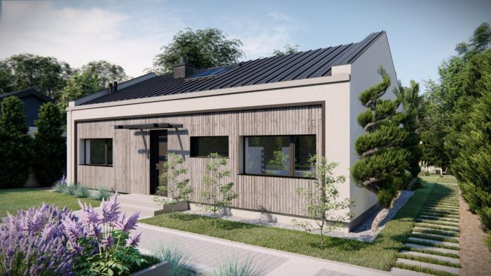 Проект дома U514 - 3 Одноэтажные дома в Киеве