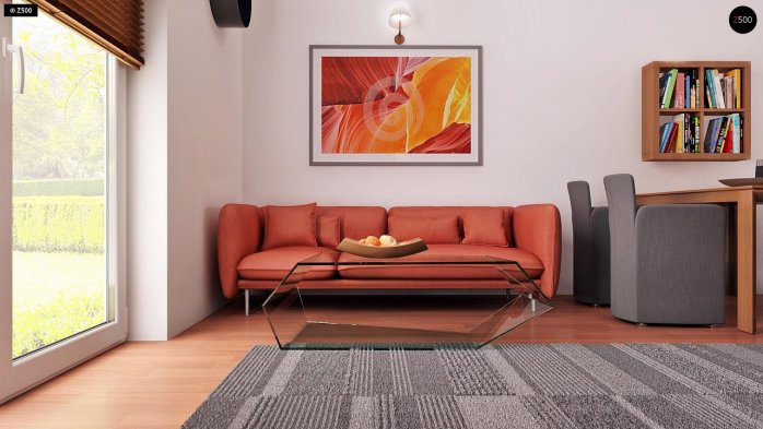 Проект дома U32 - 4 С мансардным этажом дома в Киеве