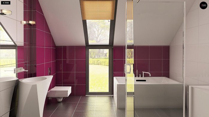 Проект дома U290 - 9 С мансардным этажом дома в Киеве