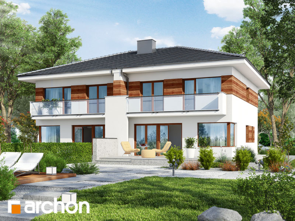 Проект дома Вилла Юлия вер.3 - 2 Двухэтажные дома в Киеве