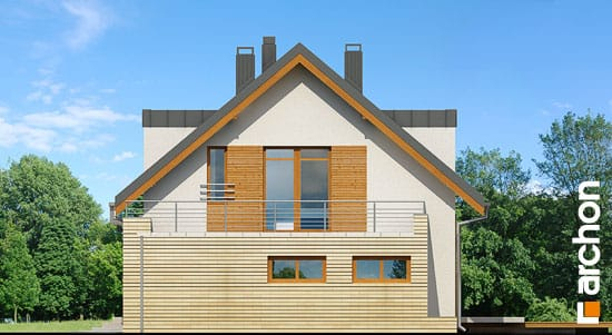 Проект дома Дом в кардамоне вер.2 - 4 С мансардным этажом дома в Киеве