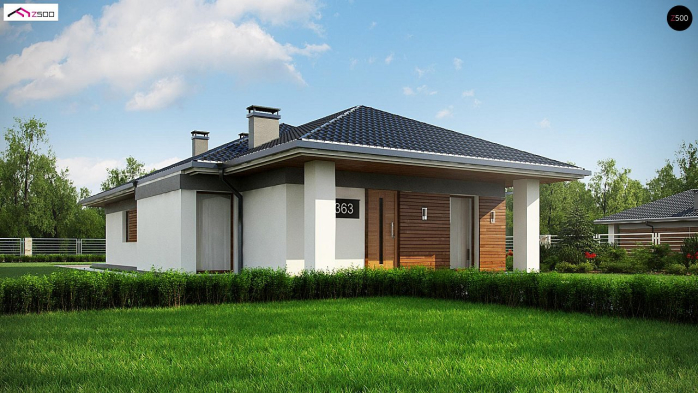 Проект дома U363 - 1 Одноэтажные дома в Киеве