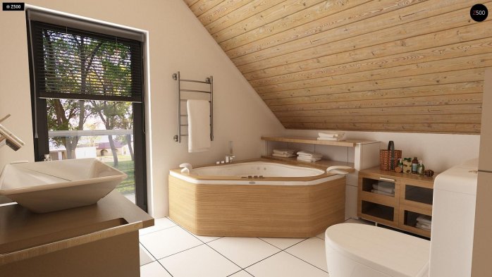 Проект дома U265 - 15 С мансардным этажом дома в Киеве