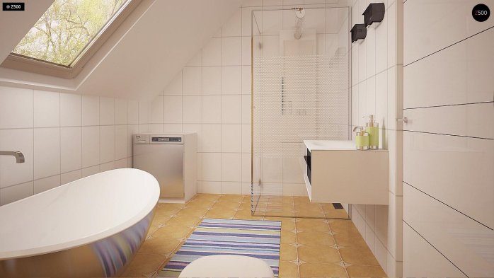 Проект дома U296 - 14 С мансардным этажом дома в Киеве