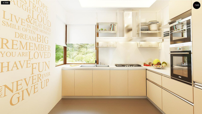 Проект дома U210 GLt - 8 С мансардным этажом дома в Киеве