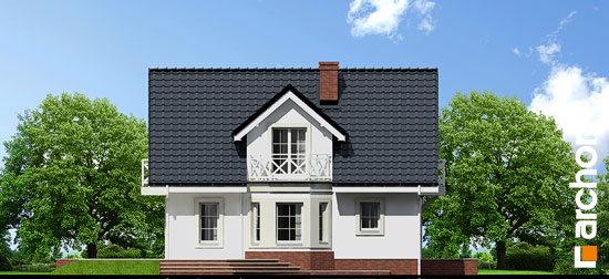 Проект дома Дом в рододендронах 5 (П) вер.2 - 5 С мансардным этажом дома в Киеве