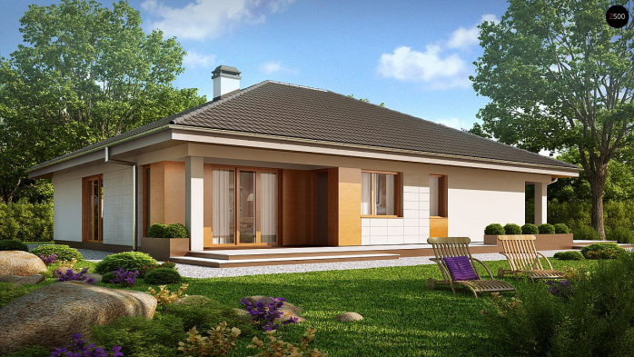 Проект дома U209 - 1 Одноэтажные дома в Киеве