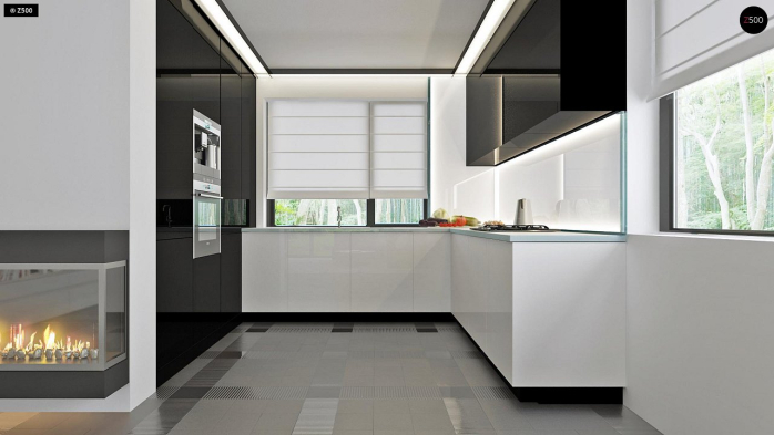 Проект дома U273 Ph+ st - 10 С мансардным этажом дома в Киеве