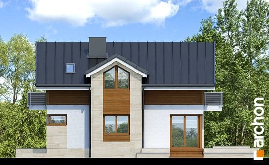 Проект дома Дом в абрикосах 3 вер.2 - 5 С мансардным этажом дома в Киеве