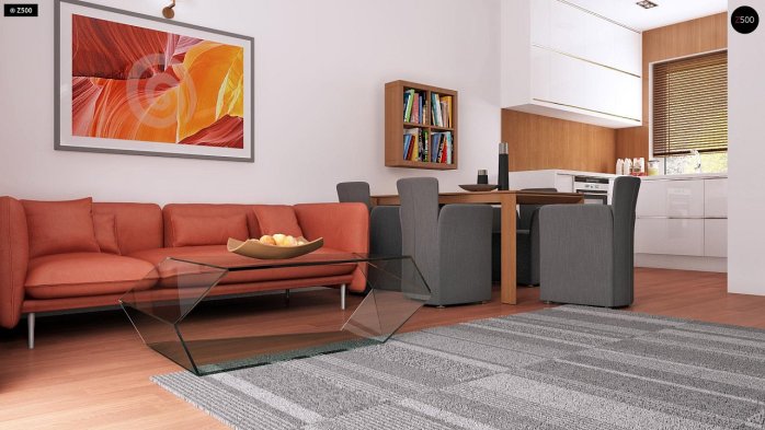 Проект дома U32 - 5 С мансардным этажом дома в Киеве