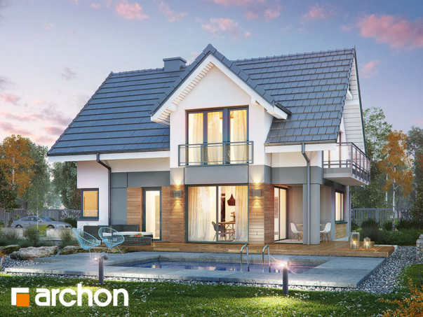 Проект дома Дом в орлишках (Г2А) - 1 С мансардным этажом дома в Киеве