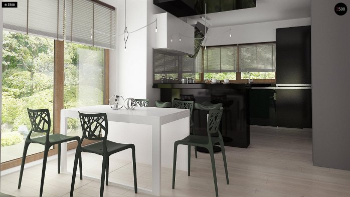 Проект дома U245 - 7 С мансардным этажом дома в Киеве