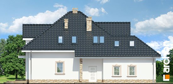 Проект дома Дом в кокосах (Г) вер.2 - 5 С мансардным этажом дома в Киеве