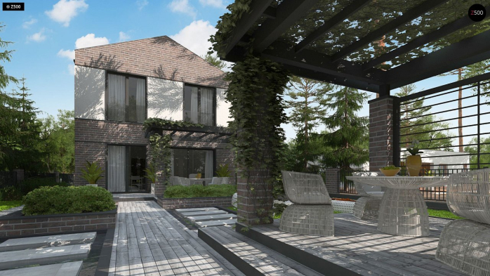 Проект дома U398 - 5 Двухэтажные дома в Киеве