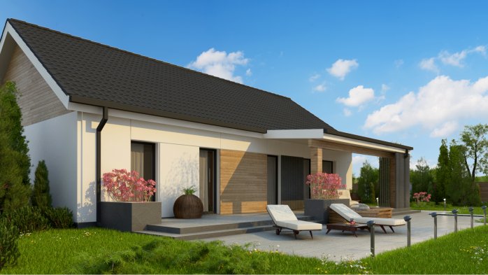 Проєкт будинку U376 35 v1 - Одноповерхові дома у Києві