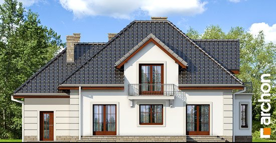 Проект дома Дом в нектаринах 3 вер.2 - 6 С мансардным этажом дома в Киеве