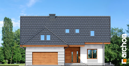 Проект дома Дом в хмеле вер.2 - 3 С мансардным этажом дома в Киеве