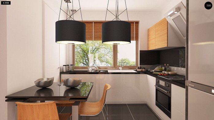 Проект дома U219 - 8 С мансардным этажом дома в Киеве