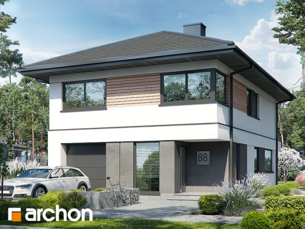 Проект дома Вилла Андреа - 1 Двухэтажные дома в Киеве