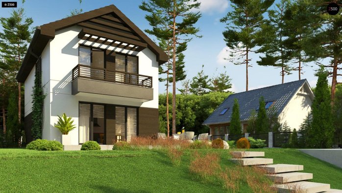 Проект дома U374 - 5 Двухэтажные дома в Киеве