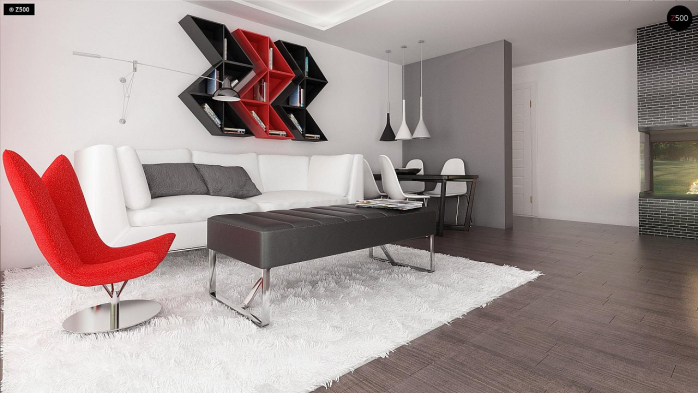 Проект дома Ux117 - 12 Одноэтажные дома в Киеве