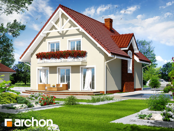 Проект дома Дом в кувшинках вер.2 - 2 С мансардным этажом дома в Киеве