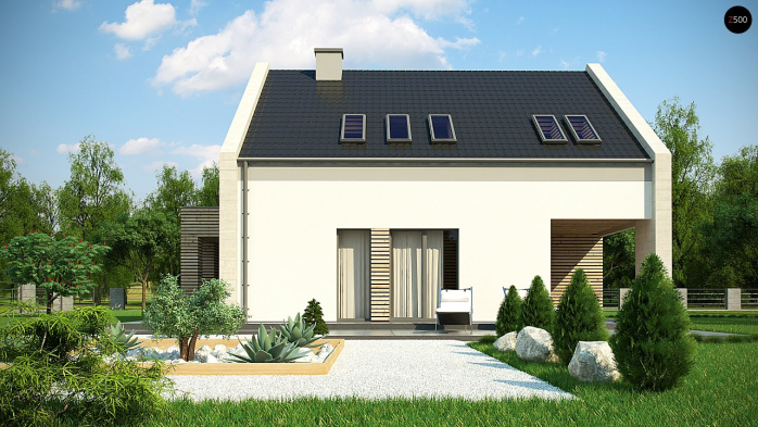 Проект дома U364 - 3 С мансардным этажом дома в Киеве