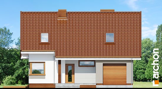 Проект дома Дом в журавках вер.2 - 3 С мансардным этажом дома в Киеве