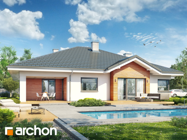 Проект дома Дом в джонагольдах 4 (Г2) - 2 Одноэтажные дома в Киеве