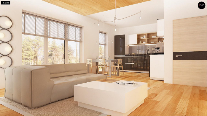 Проект дома U149 - 4 С мансардным этажом дома в Киеве