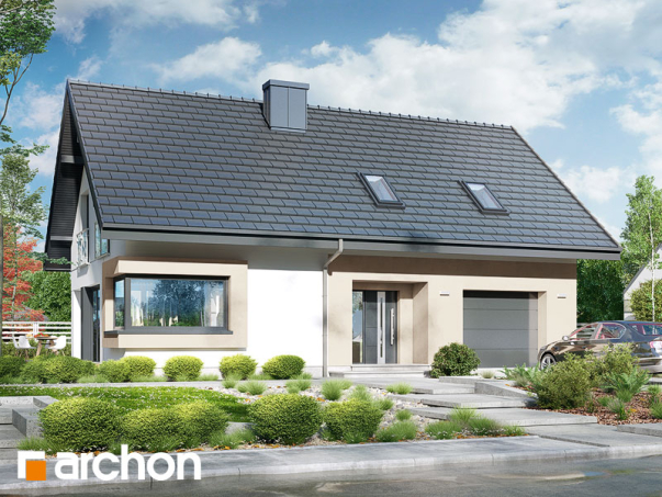 Проект дома Дом в изопируме 3 - 1 С мансардным этажом дома в Киеве