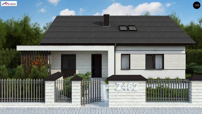 Проект дома U462 - 3 С мансардным этажом дома в Киеве