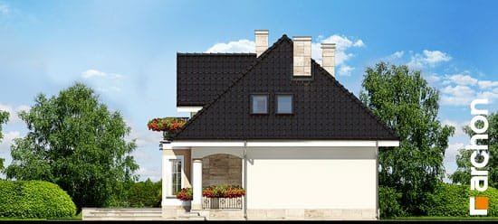 Проект дома Дом в авокадо вер.2 - 5 С мансардным этажом дома в Киеве